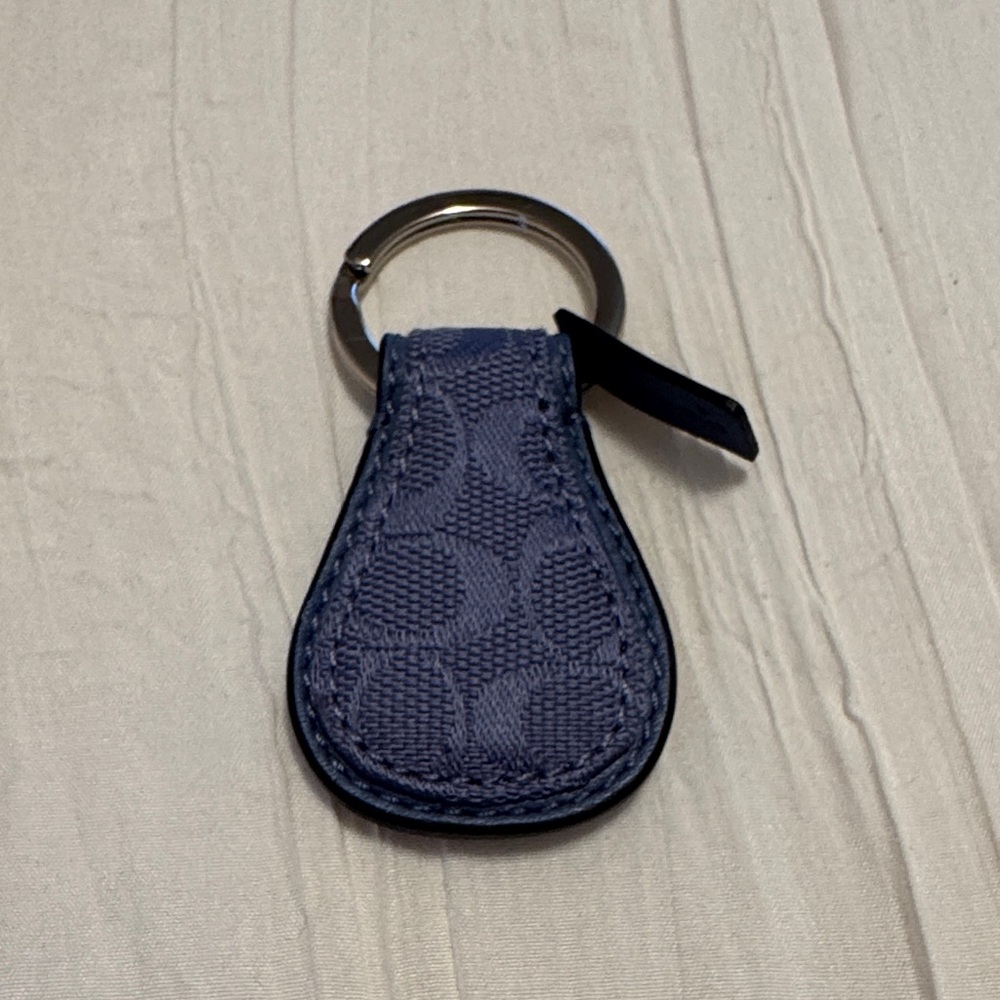 Coach Blue Key Holder
